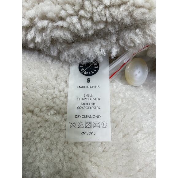 Simonmiller Midi Beige Polyester Jetz Coat Size S - Picture 5 of 5